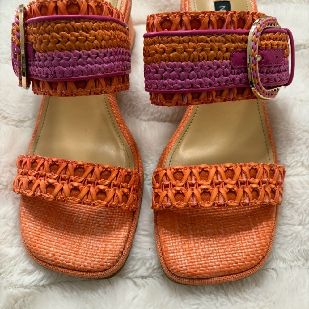 Stylish Orange and Pink Women's Sandals
